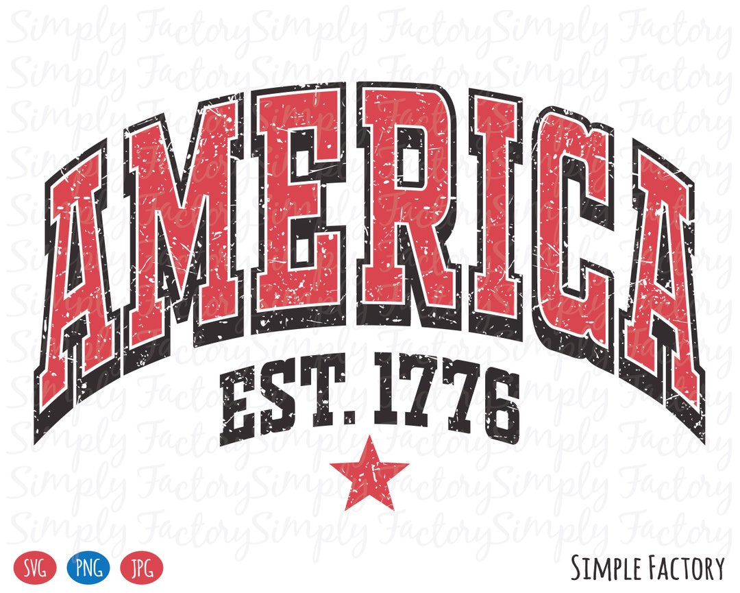Retro America July 4 1776 Png America Svg Png 4th of July Etsy