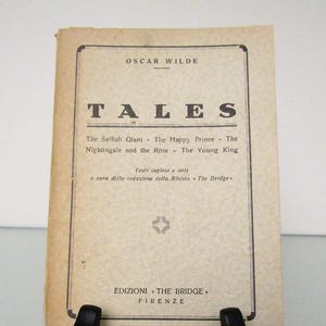 Rare Oscar Wilde Tales Italian Print image 1