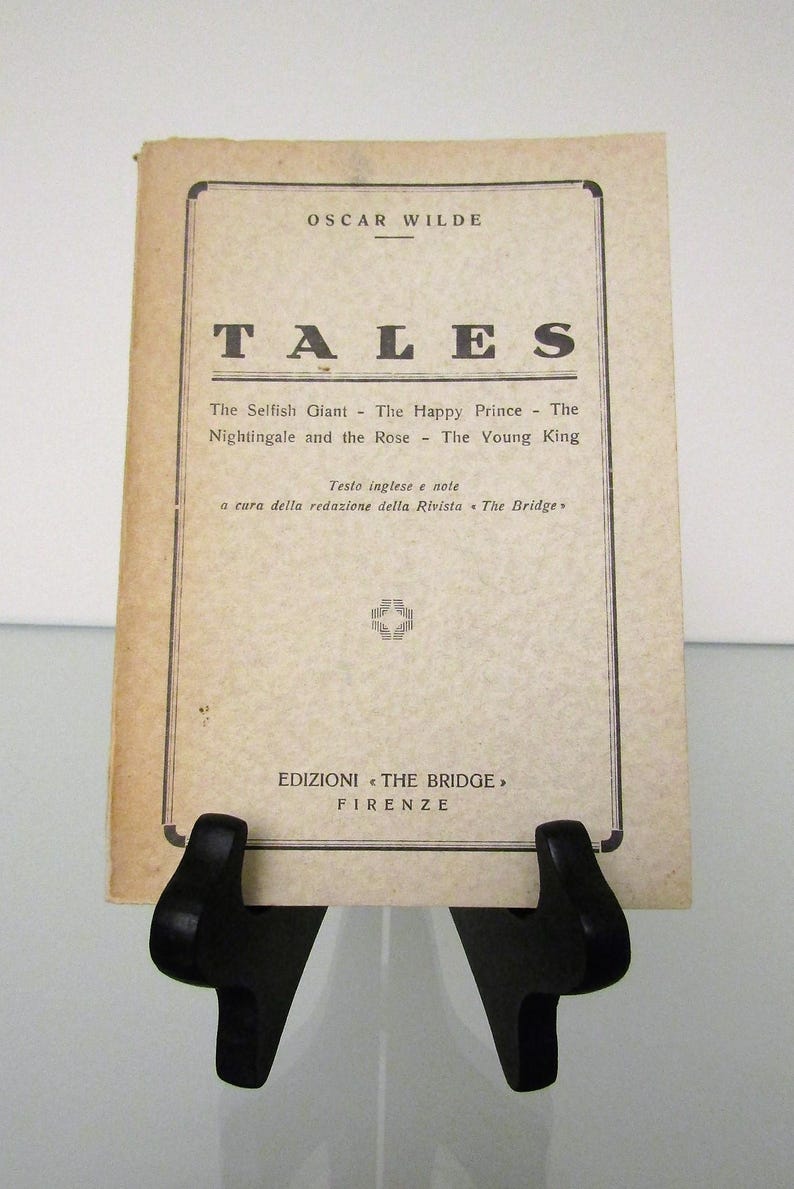 Rare Oscar Wilde Tales Italian Print image 1