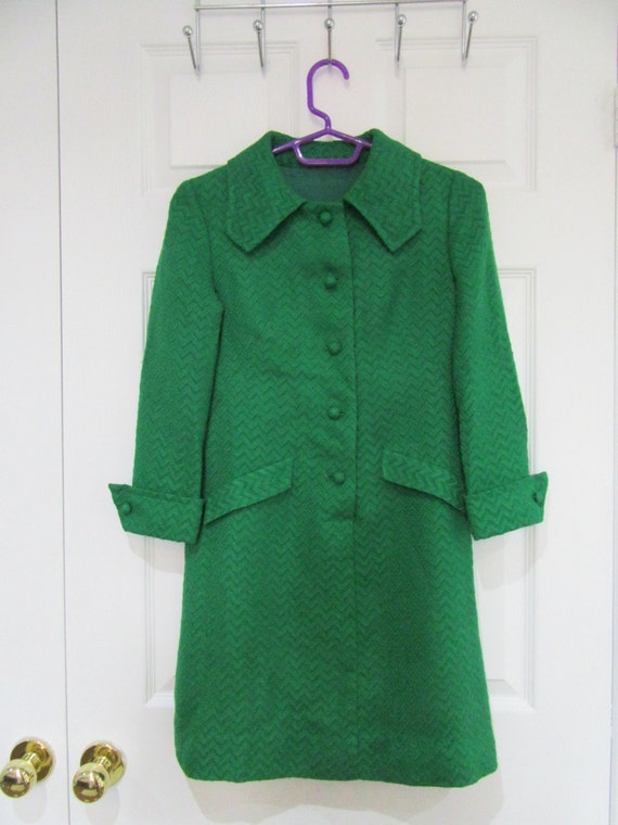 1970s Handmade Lined Winter Dress