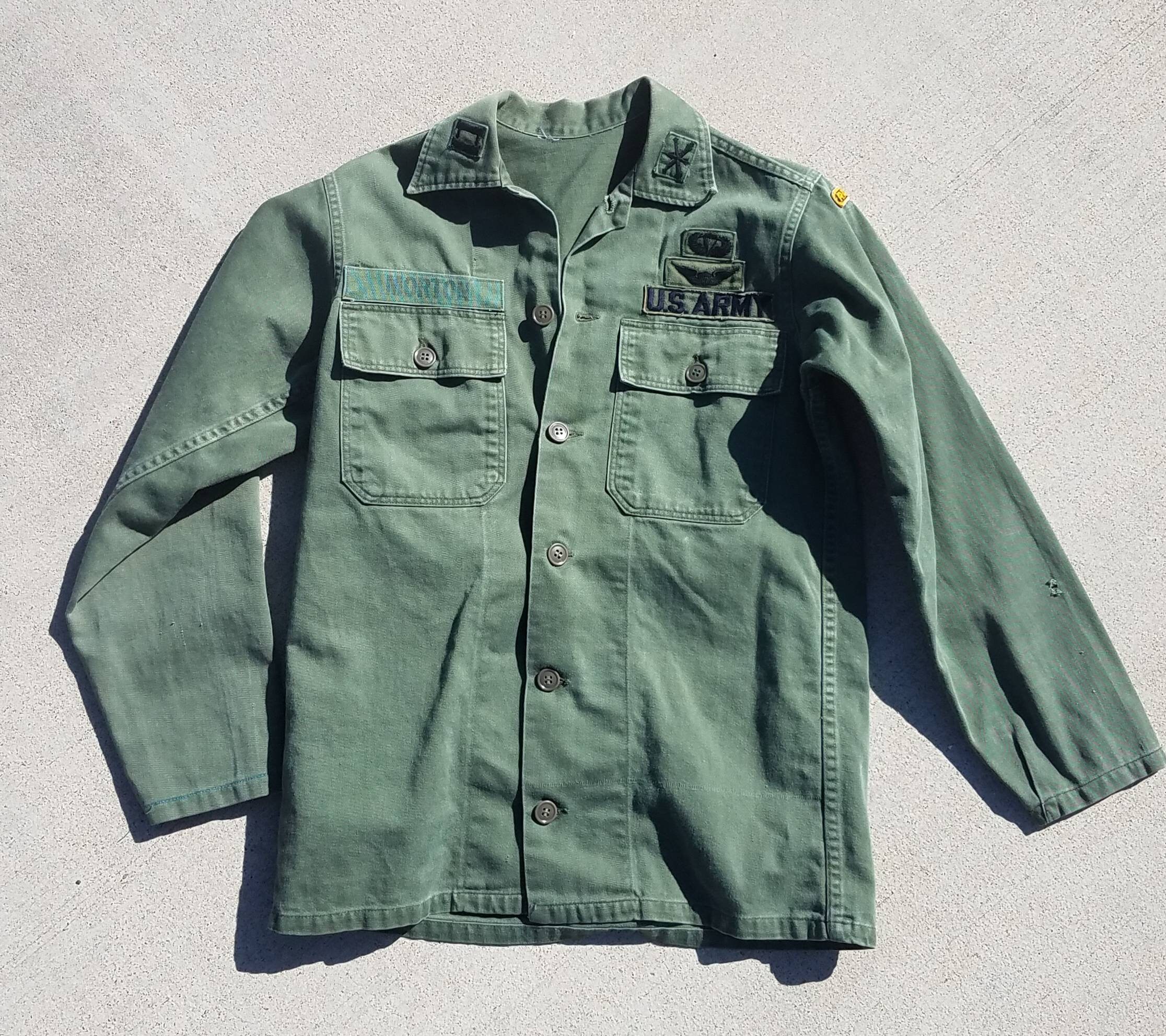 Vintage 1960 Military Surplus US Army Ranger Field Jacket Etsy