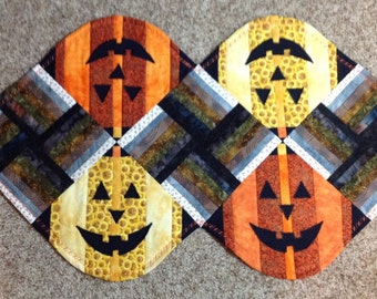 Pumpkin boys table runner