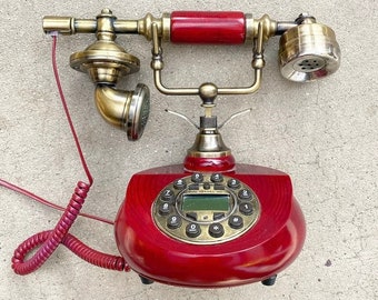 70s Wooden Phone