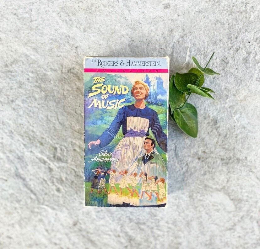 90s VHS Sound of Music Tape Silver Anniversary Edition