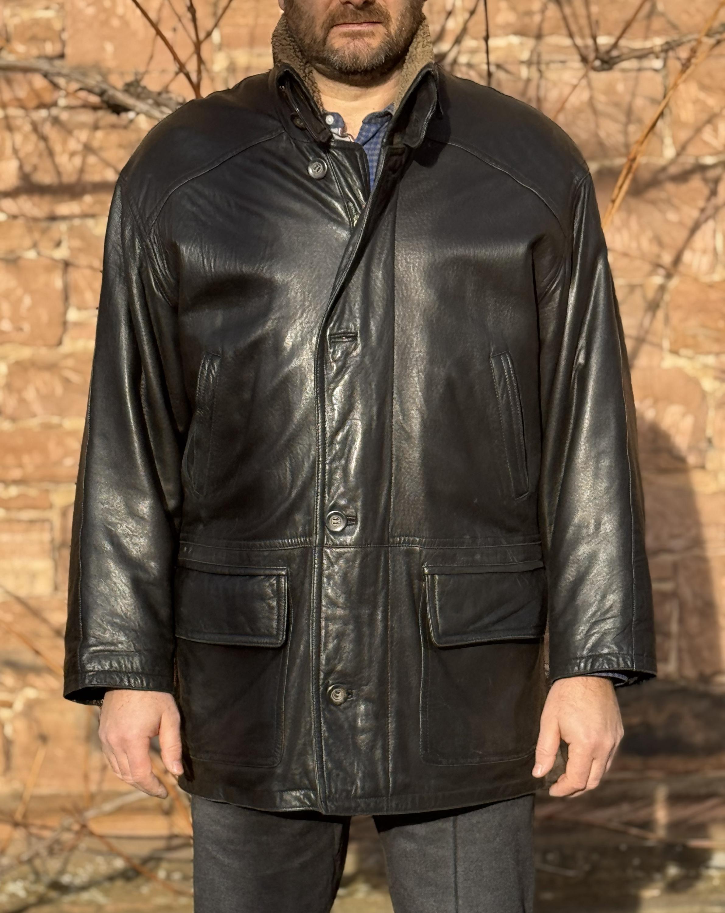 Vintage Yves Saint Laurent Luxury Leather Jacket. Removable
