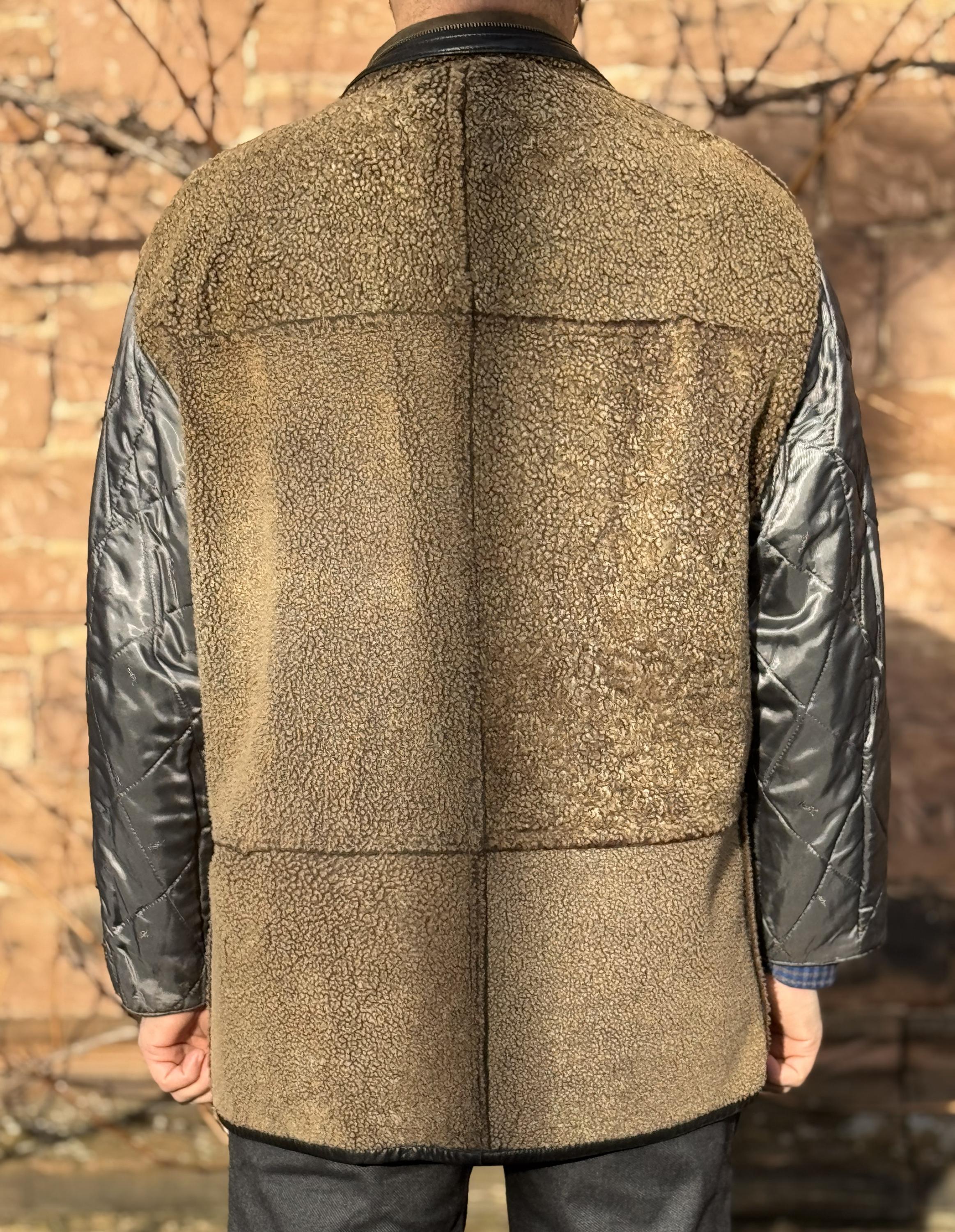 Vintage Yves Saint Laurent Luxury Leather Jacket. Removable