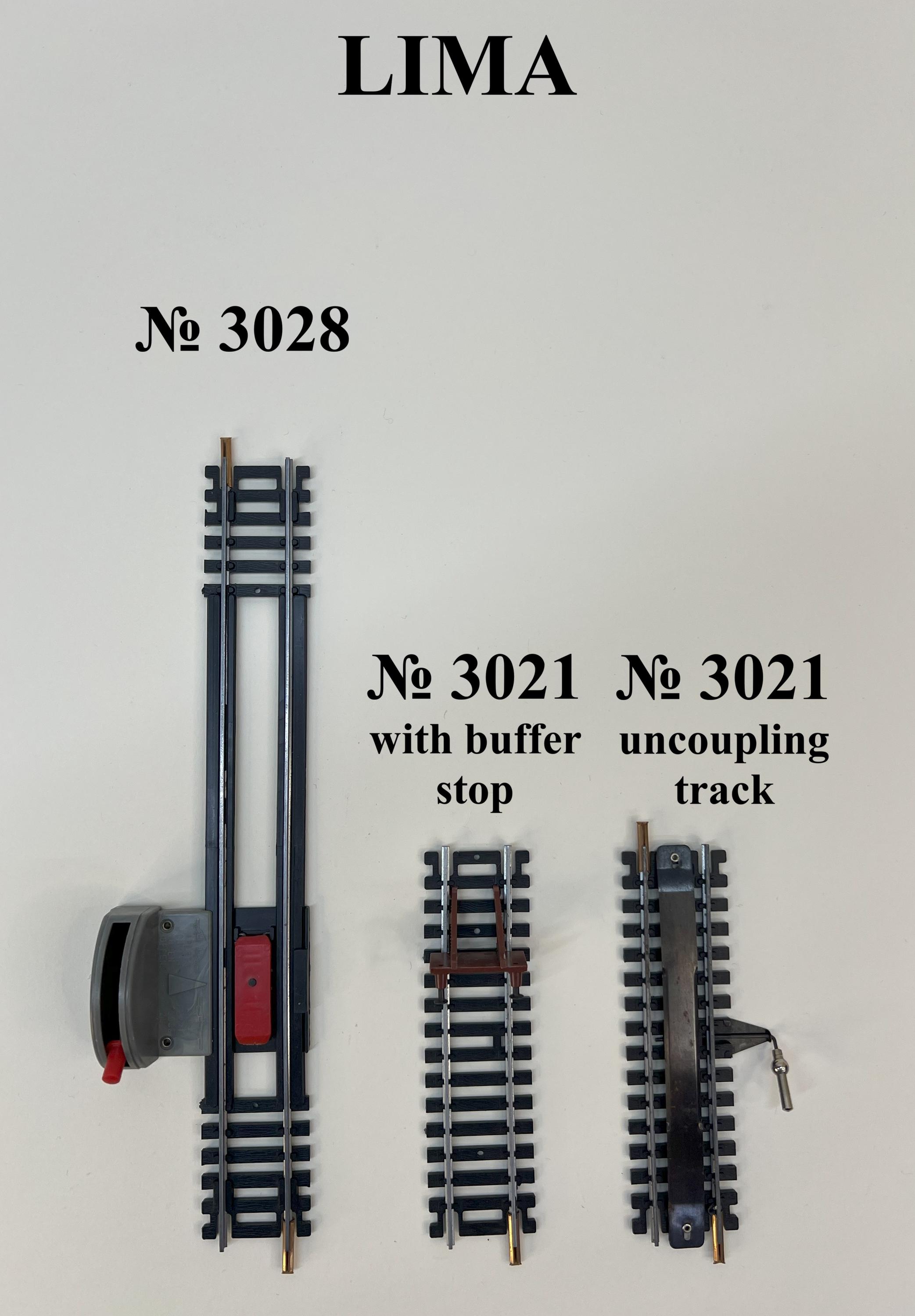 Vintage Lima HO 1:87 Railway Tracks & Accessories, Italy 80s. Code