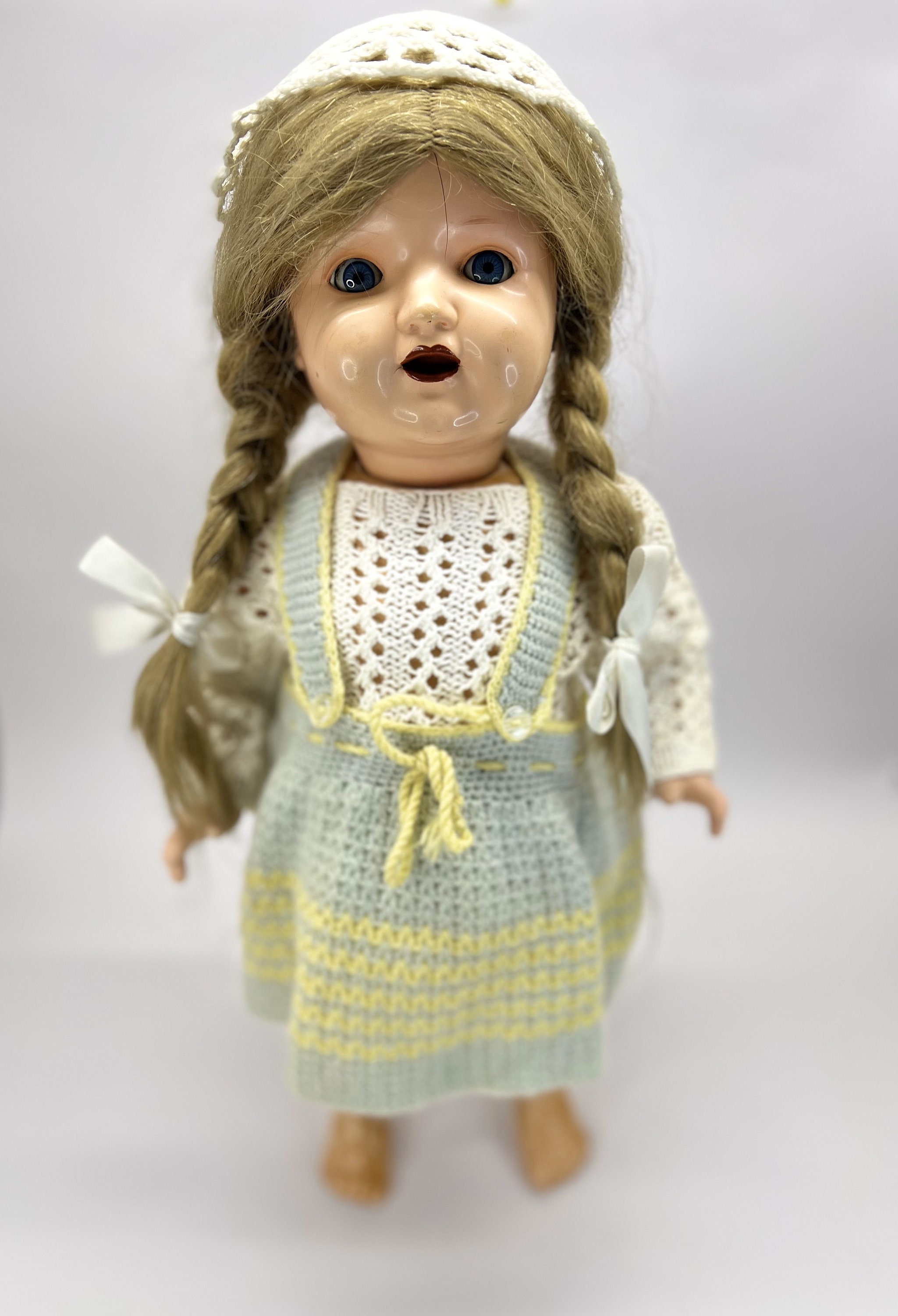 Doll From Schildkröt, Germany. Celluloid Head, Composite Body