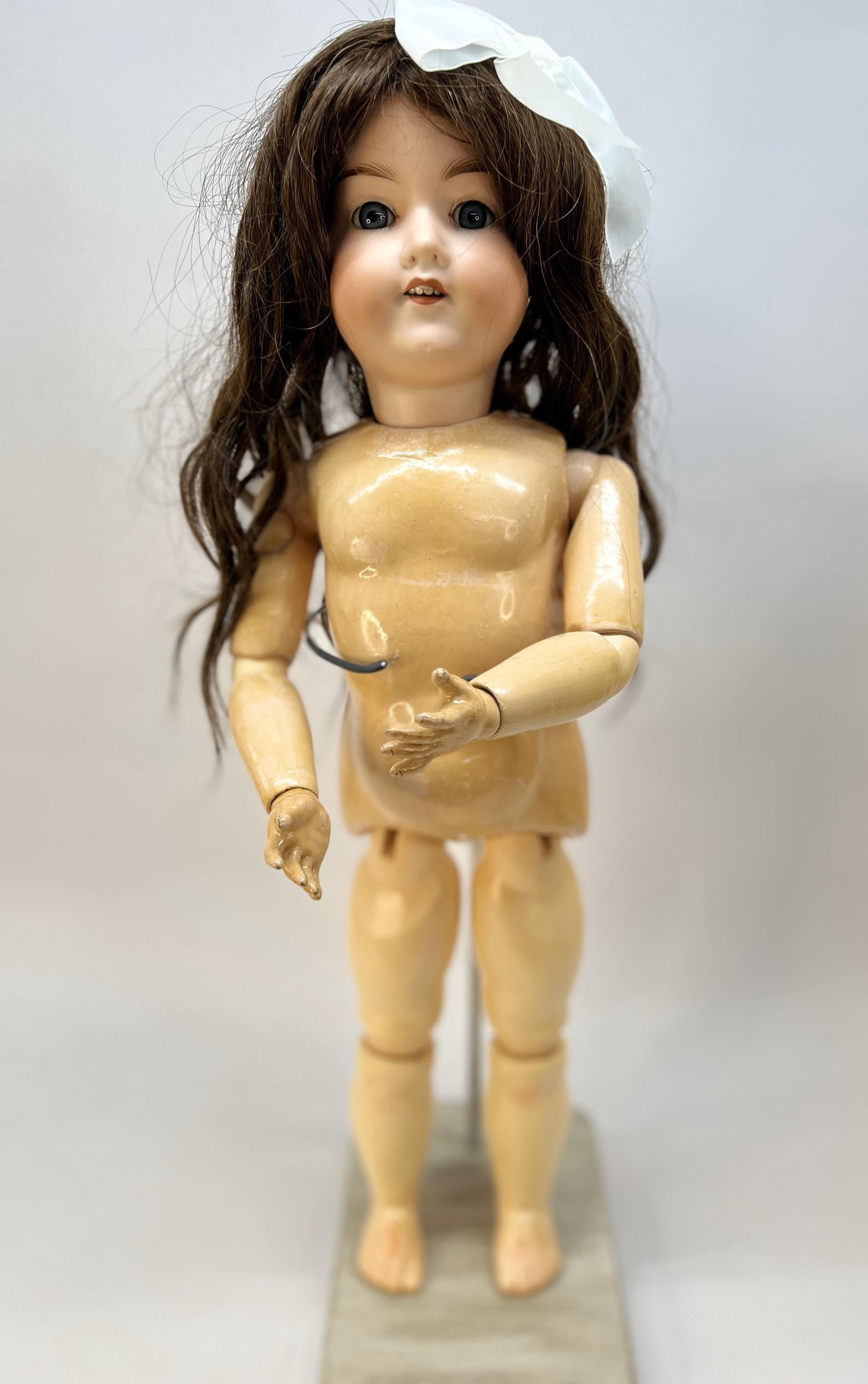 Antique Armand Marseille 390 A6M Doll, 57 Cm (22.5 In), Bisque