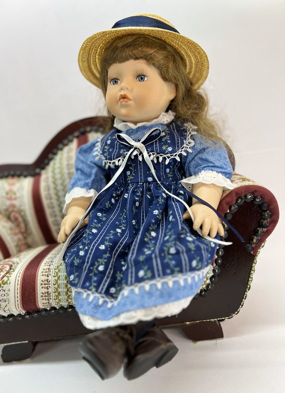 Poupée Porcelaine Allemagne - Tête à Caractère - Vintage