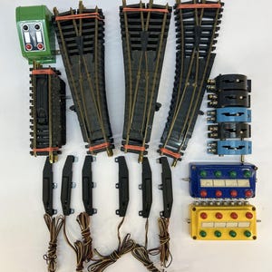 Vintage Lima HO 1:87 Railway Tracks & Accessories, Italy 80s. Code
