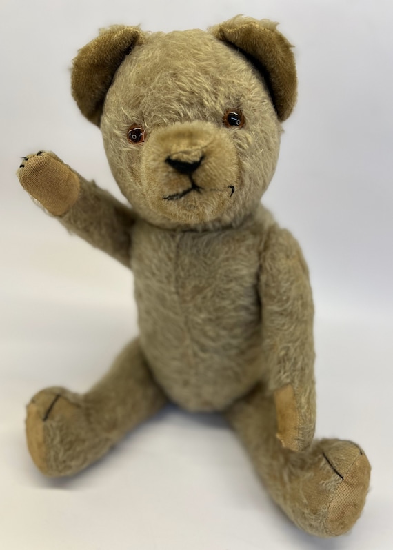 ours en peluche ancien vintage articulé à restaurer 2