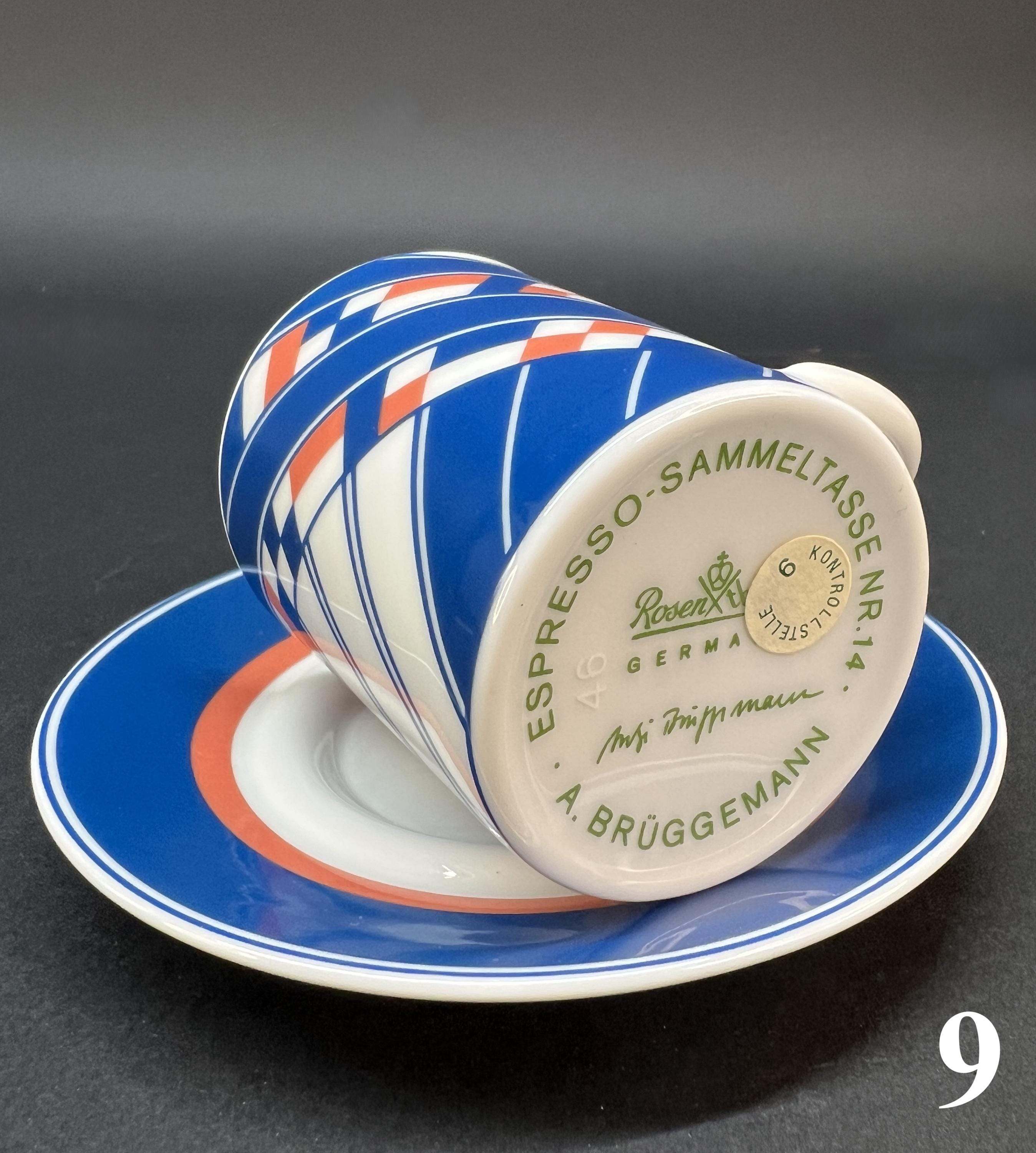 Rosenthal Cupola Espresso Cup & Saucer – Studio-line Artist Design