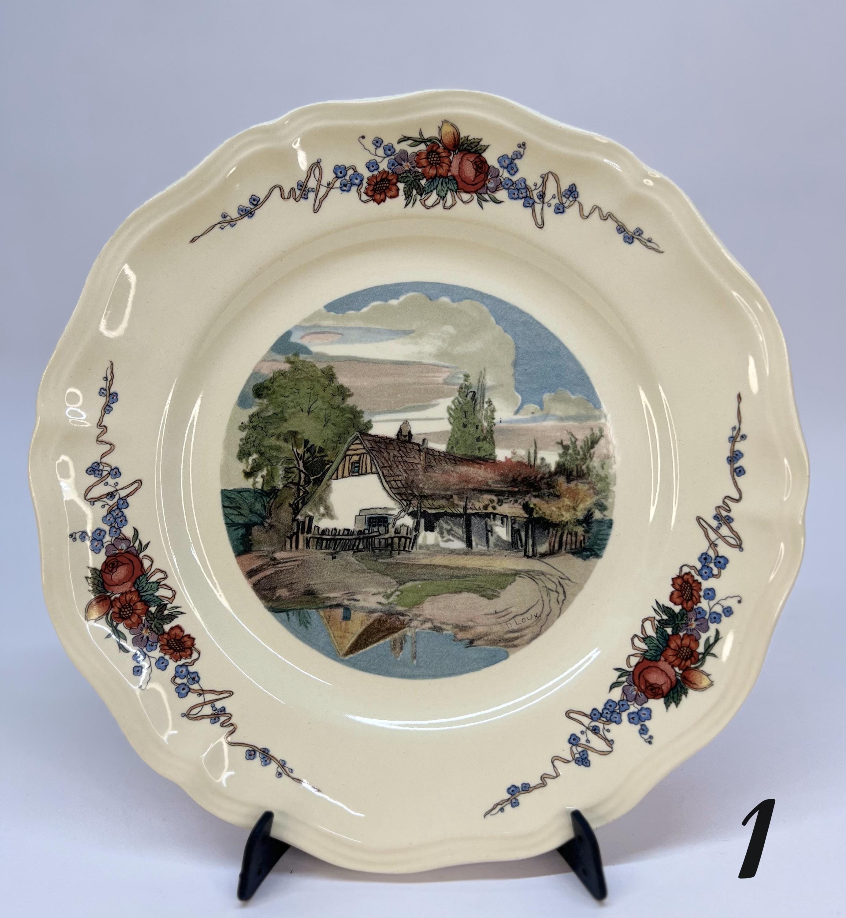 アルザスのサルグミーヌ家工房の「オベルネ」ファイアンス シリーズの