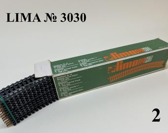 Vintage Lima HO 1:87 Railway Tracks & Accessories, Italy 80s. Code