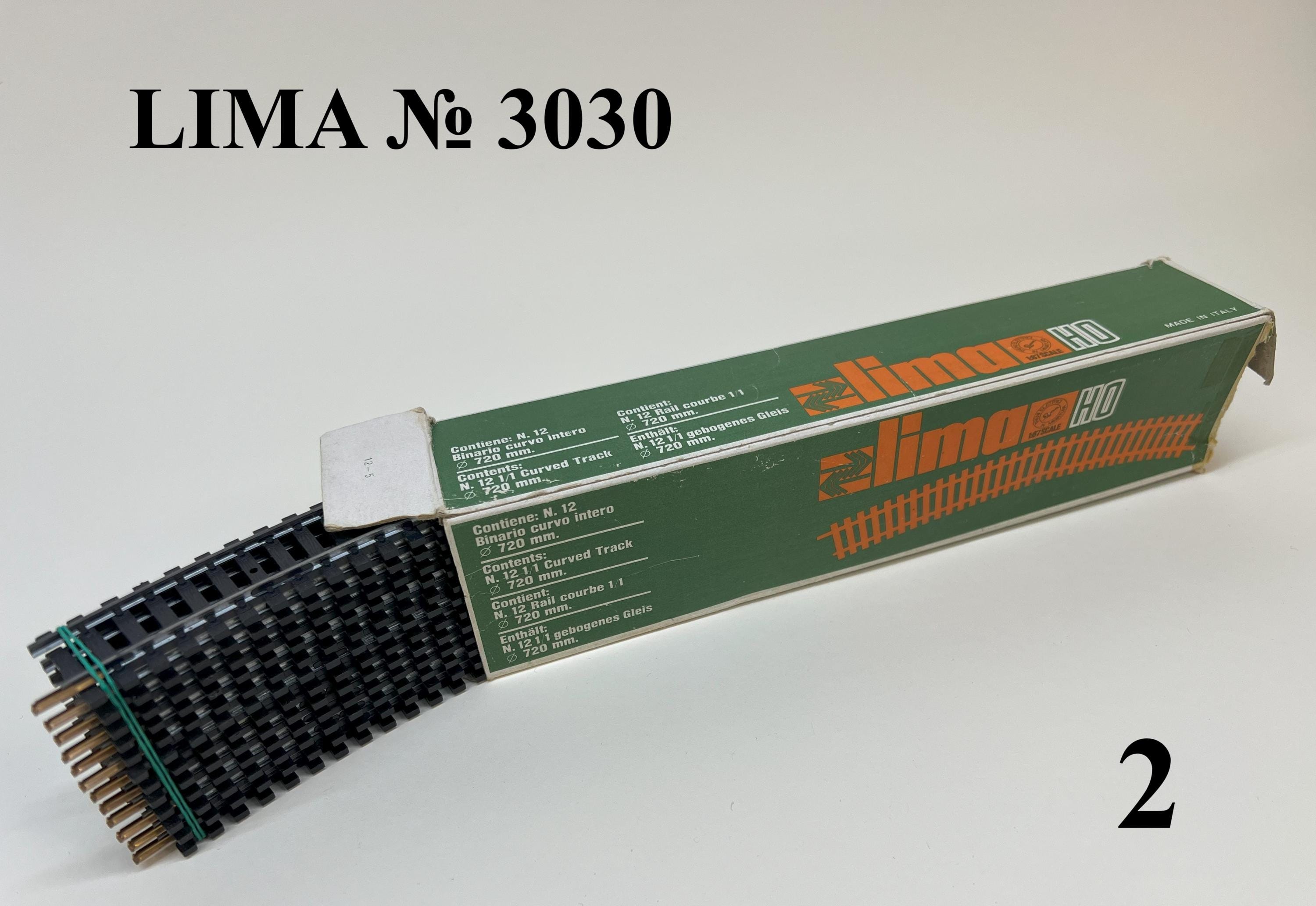 Vintage Lima HO 1:87 Railway Tracks & Accessories, Italy 80s. Code