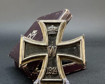 1914年オリジナル第一次世界大戦第2級鉄十字章 - 希少なドイツ帝国勲章
