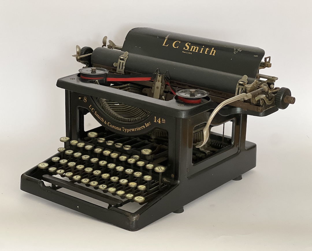 【ビンテージ】大型 米国 アンティーク SMITH-CORONA タイプライター Buy 1926 Antique LC Smith No.8 Desktop Typewriter. Model 8 With a