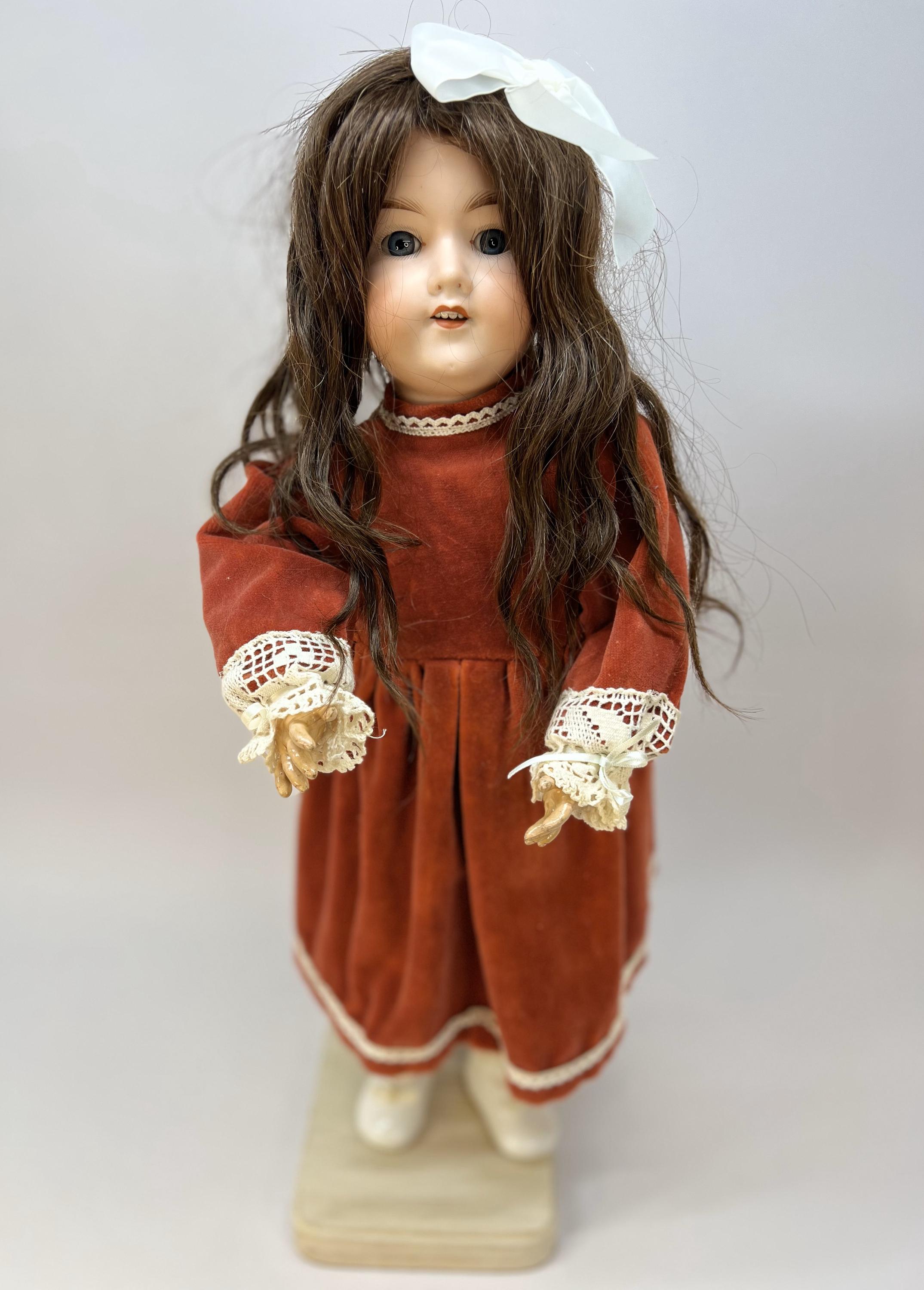 Antique Armand Marseille 390 A6M Doll, 57 Cm (22.5 In), Bisque