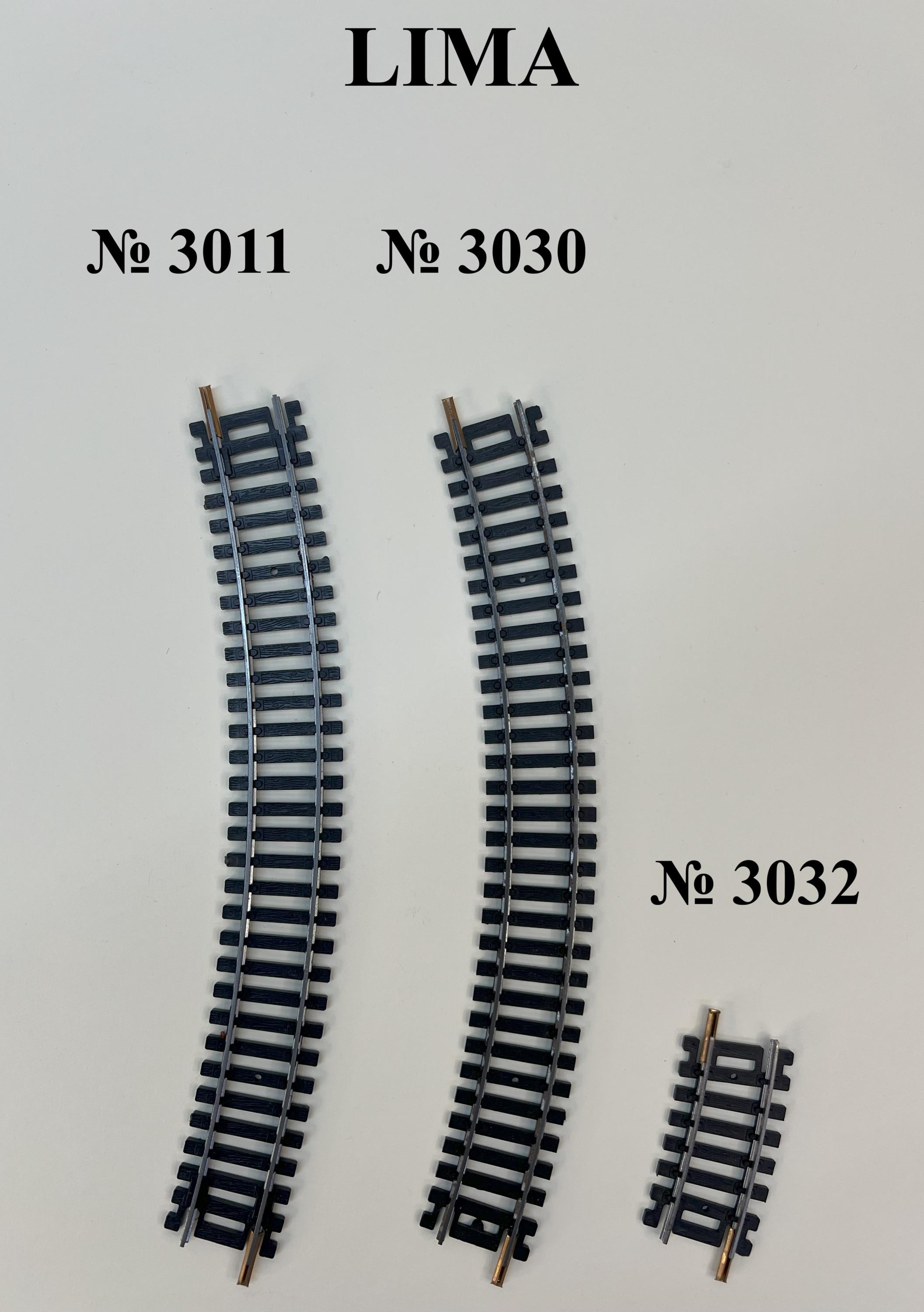 Vintage Lima HO 1:87 Railway Tracks & Accessories, Italy 80s. Code