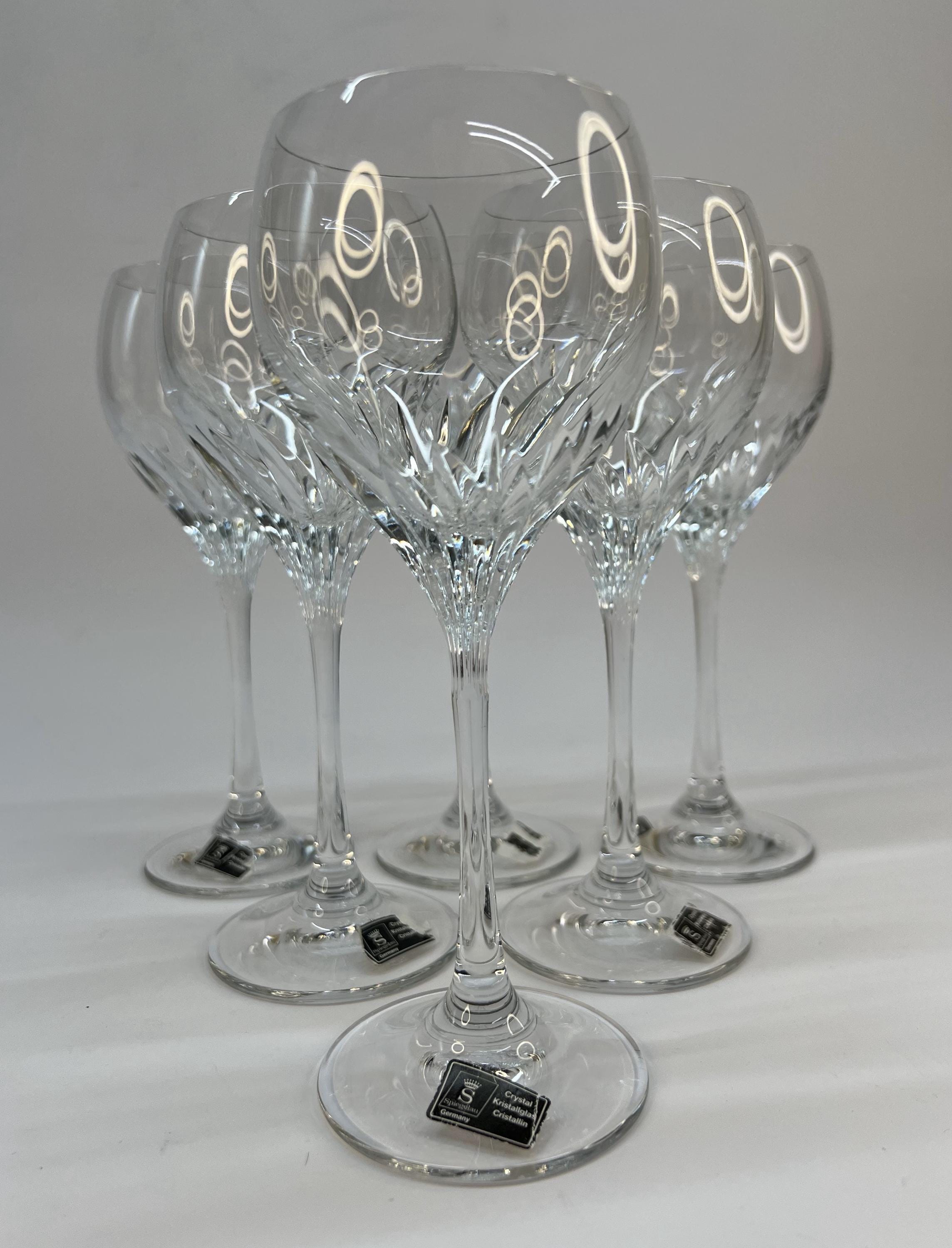 Wine Glasses Castello by Spiegelau, Crystal Wine Glasses for 6 Persons -  Etsy