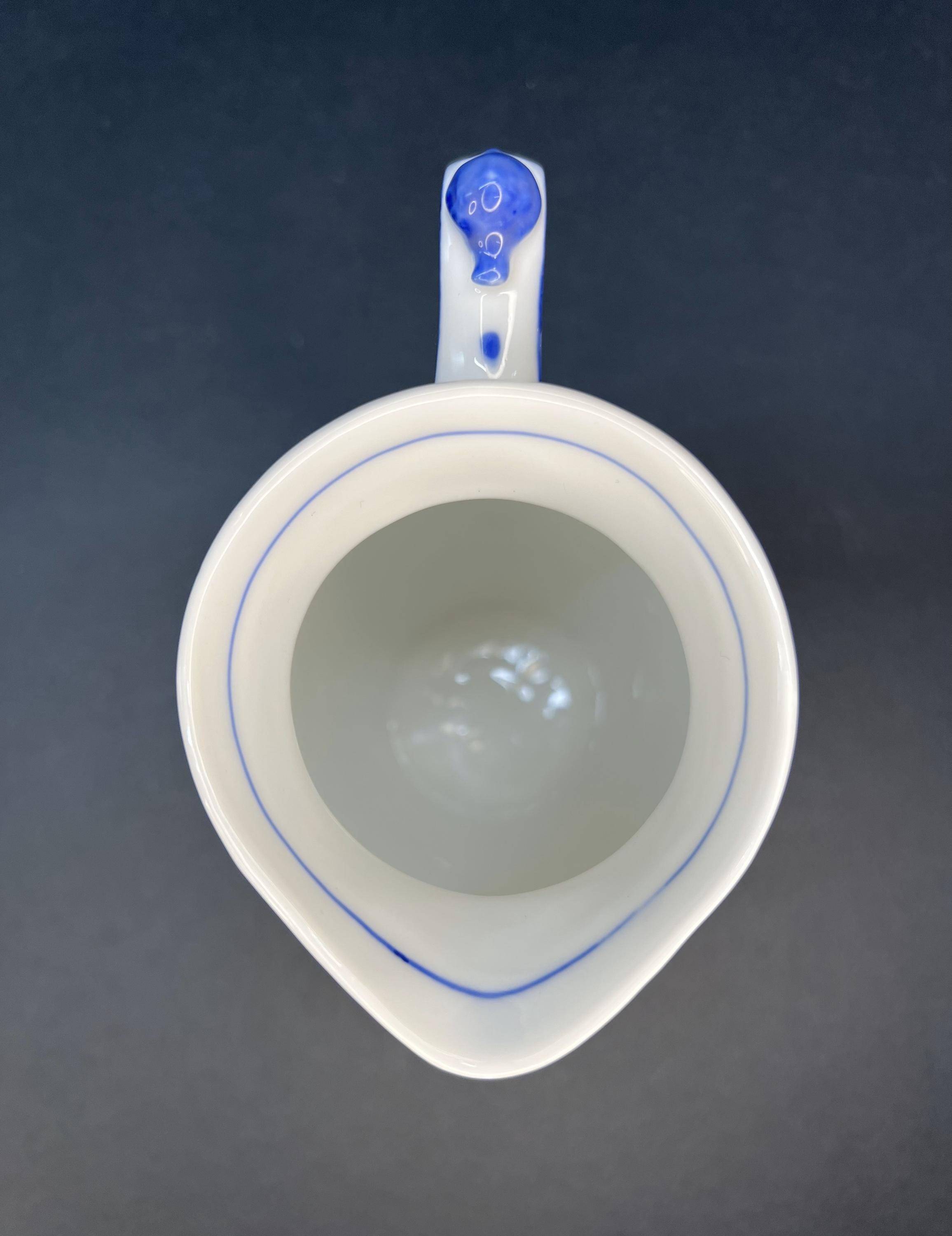 Antique Royal Copenhagen Milk Jug, Blue Fluted Plain Nr. 1/159