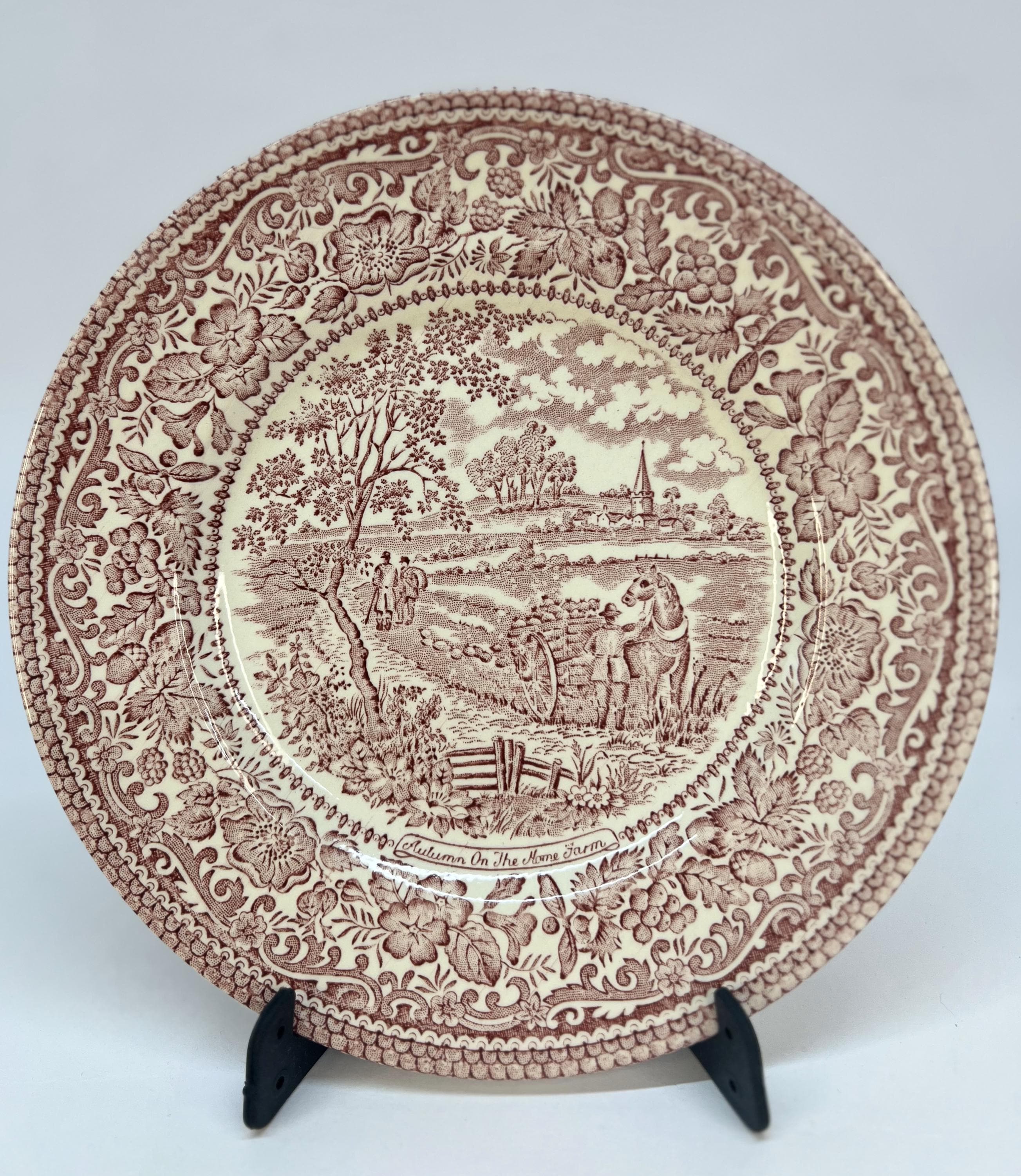 イギリス アンティーク 皿 イングリッシュアイアンストーン製 ヴィンテージ食器「English Ironstone Tableware」、イギリス
