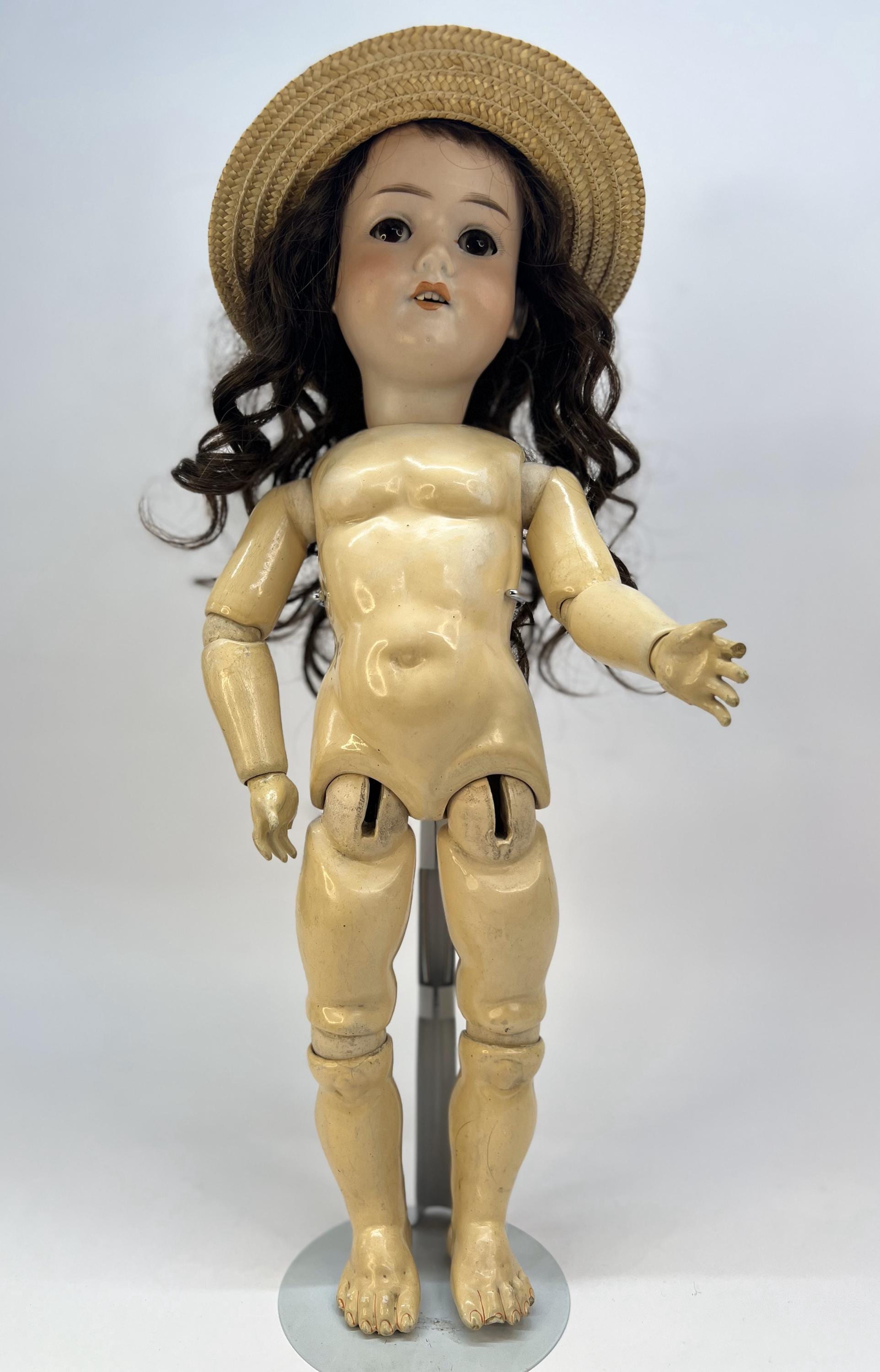 Armand Marseille, Model 390, Bisque Porcelain Head, Composite Body