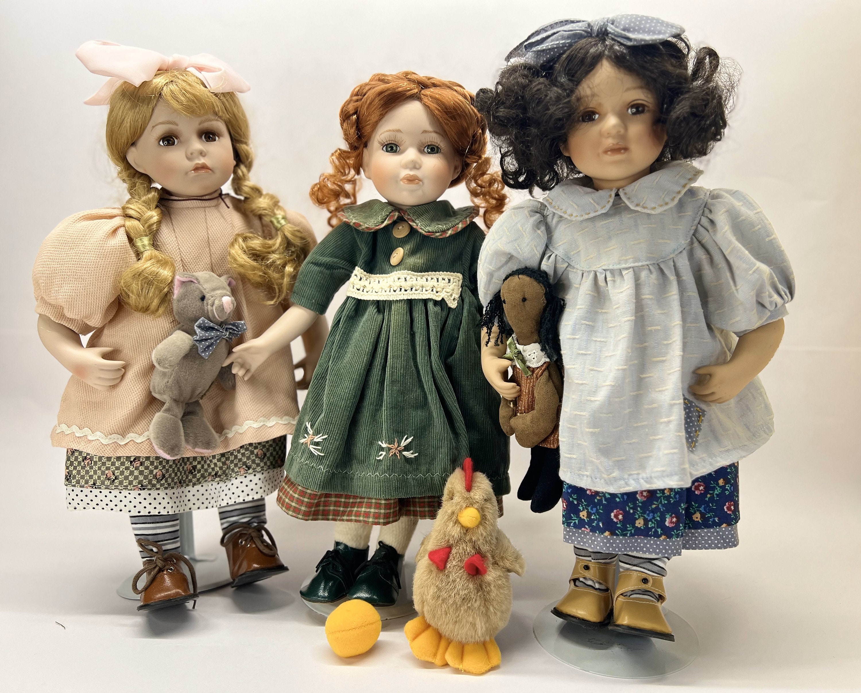Vintage German Porcelain Doll 80s-90s, Art Fashion Doll - Etsy