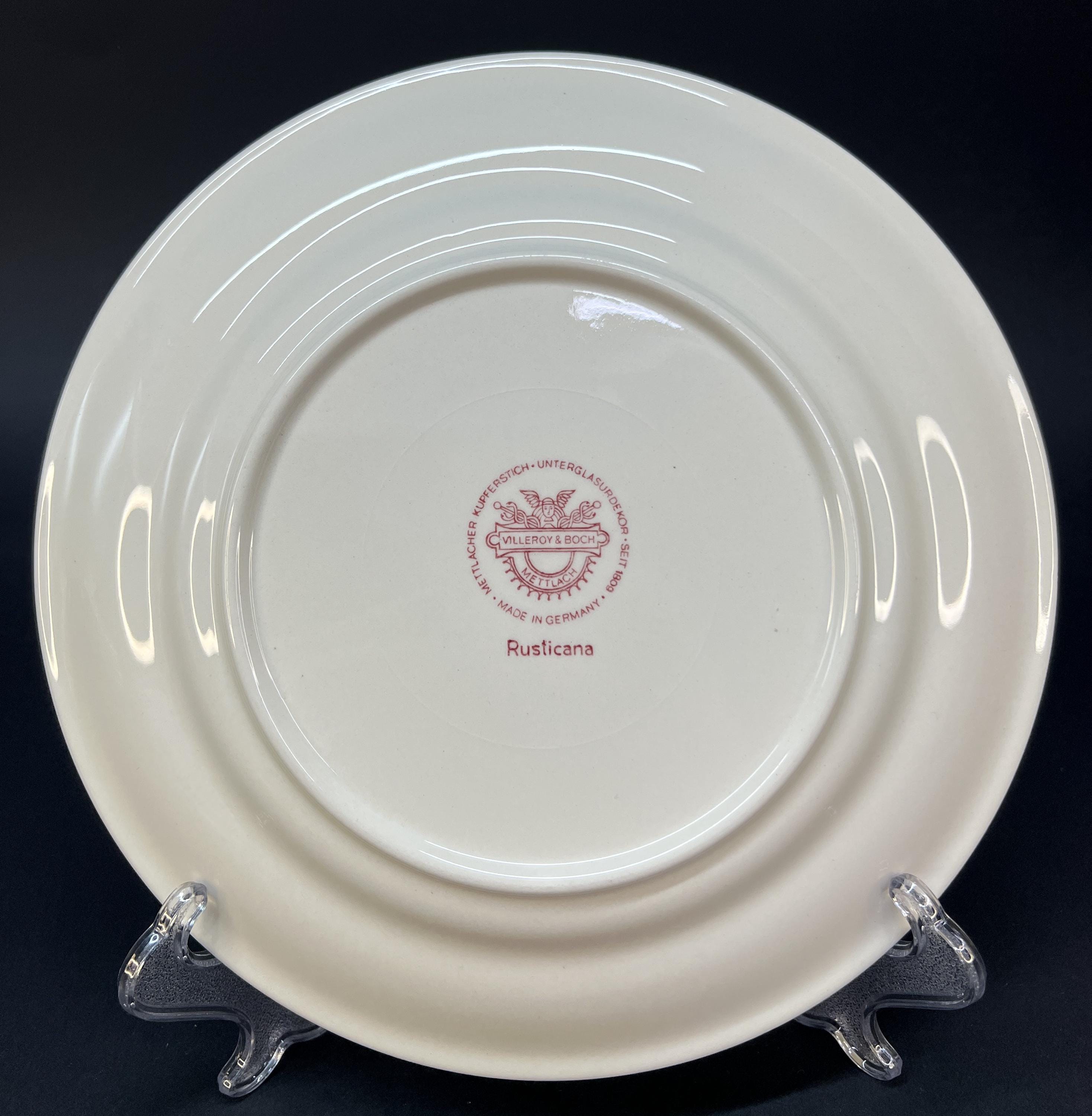Villeroy & Boch Rusticana Tableware, Germany, 70s, Rustic Scenes