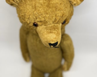 Vintage Large Size Teddy Bear for Restoration, Mohair With