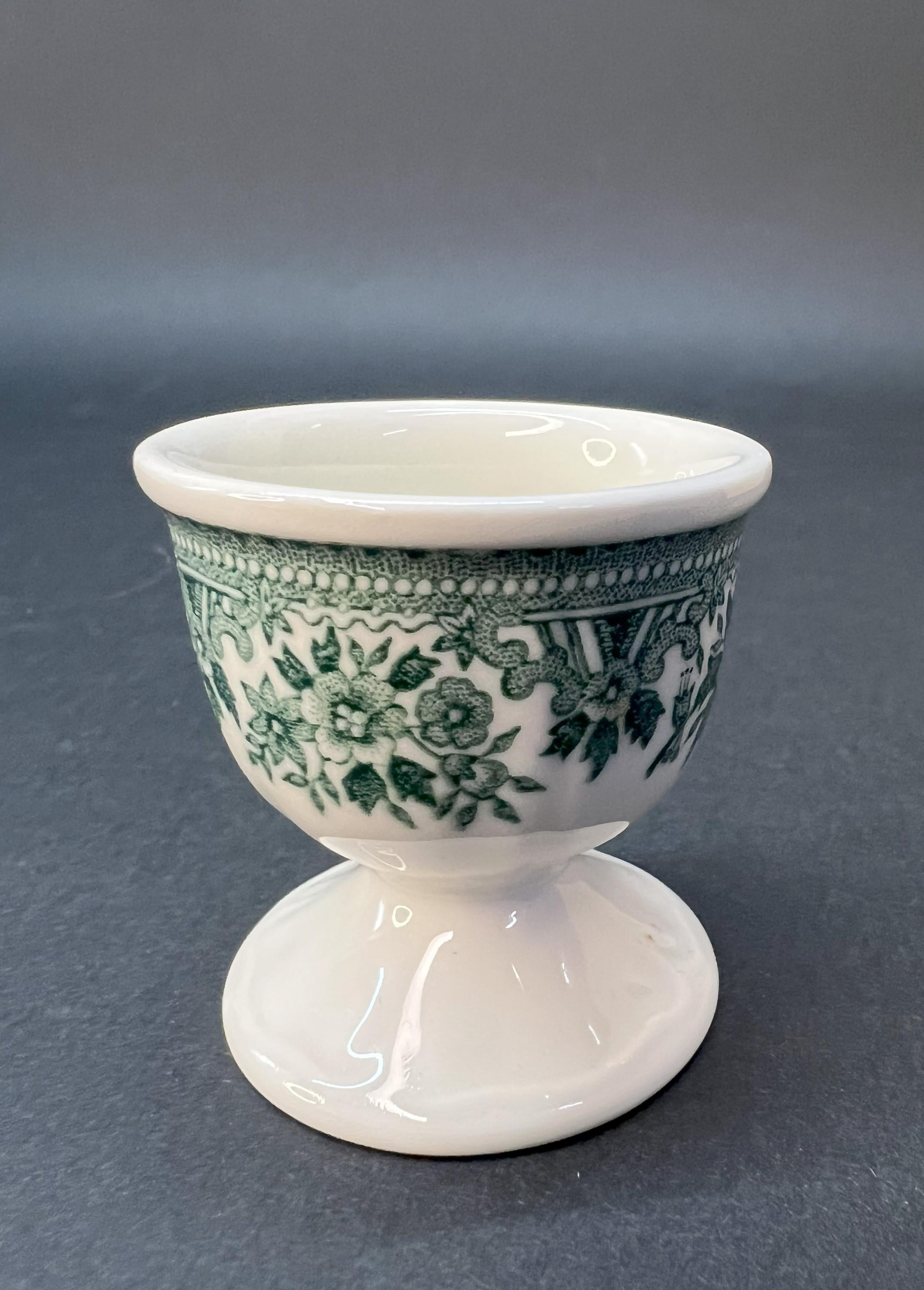 Vintage Villeroy & Boch Fasan Green Coffee Set for 4, Vitrified