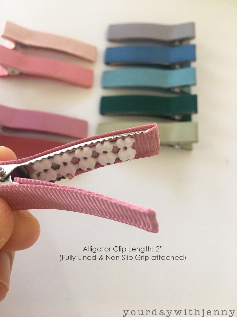 Baby Hair Clips Gold Foil Heart Hair Clips Fully Lined Hair Etsy