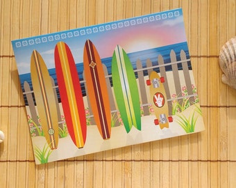 Surfboard Card 6-Pack
