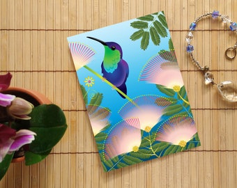 Hummingbird & Mimosa Card 6-Pack