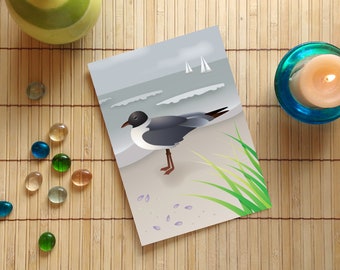 Winter Laughing Gull Card 6-Pack