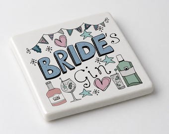 Ceramic Coaster, personalized for your family/friend