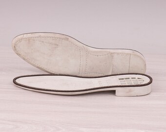Scelta per suole per scarpe FOSTER Blu, Bianco, Nero. Suola da uomo per scarpe in pelle e feltro