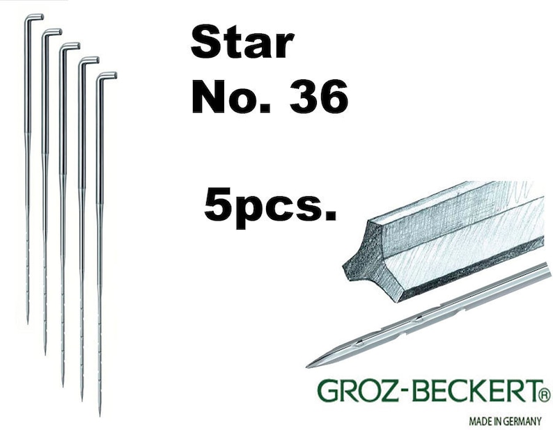 Star Felting Needles Gauge 36. Price For 5pcs. Made in Etsy