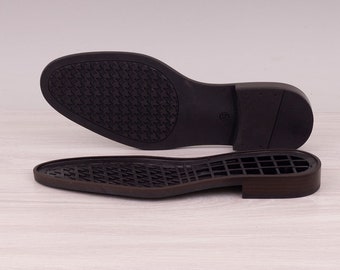 Suole per scarpe DERBY, Suole da uomo per scarpe in pelle e feltro