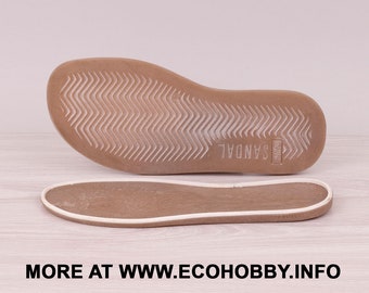 Choice for shoe soles. Sole for mens sandals.