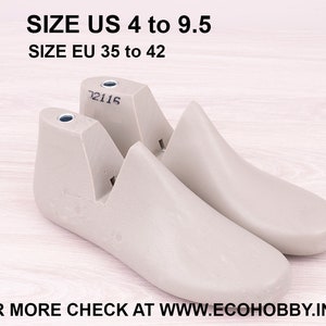 Shoe lasts  Model A. For shoe making, V-HINGED. NEW!. Size US 5 to 10.: