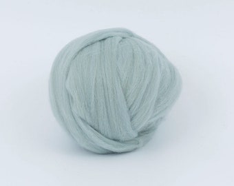 LightCyan B126, 50 g, 26 micron fijne merinowol voor vilten, naaldvilten, natvilten en spinnen. 100% wol.