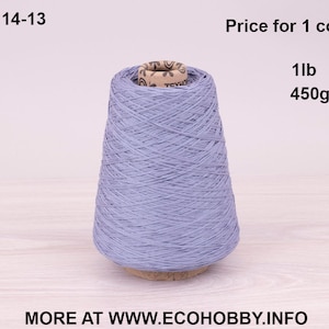 Choice for Wintape 50% Cotton, NM 3300, 450g. (1lb). Yarn on cone. SALE!