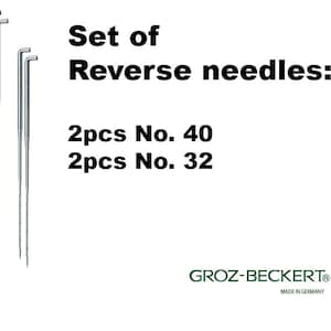 Reverse Felting Needles Set: 4 pcs.