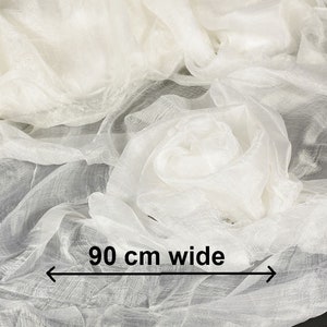 Margilan gauze, sparse silk 100%, 90 or 115 cm wide.