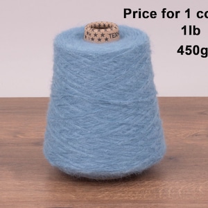 Fleecy AIRONE, NM 6000, 450gr. (1lb)Yarn on cone. SALE!