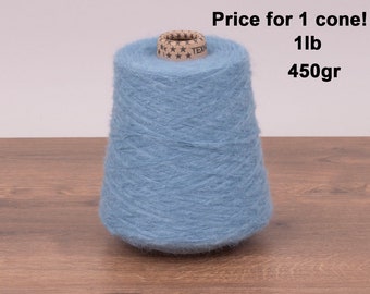 Fleecy AIRONE, NM 6000, 450gr. (1lb)Yarn on cone. SALE!