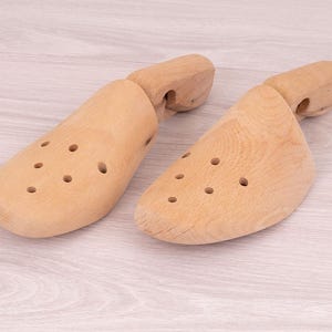 Horma de madera para zapatos, 1 par.