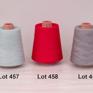 Fil sur cône au choix, E Miroglio, Pool NM 3/50, 450 g.